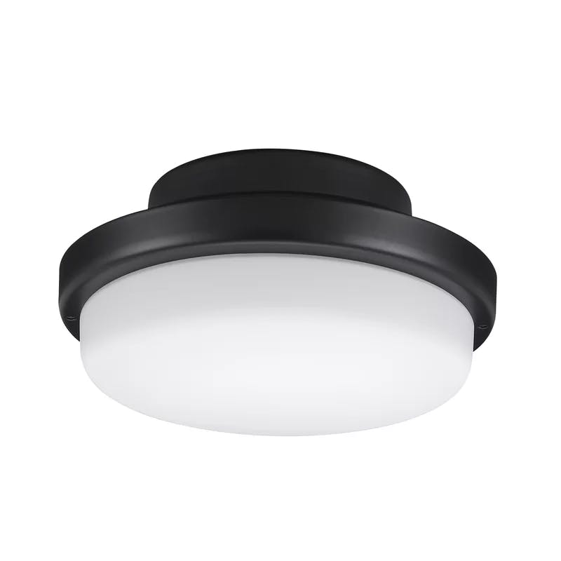 TriAire Custom Black 7.09'' LED Bowl Ceiling Fan Light Kit