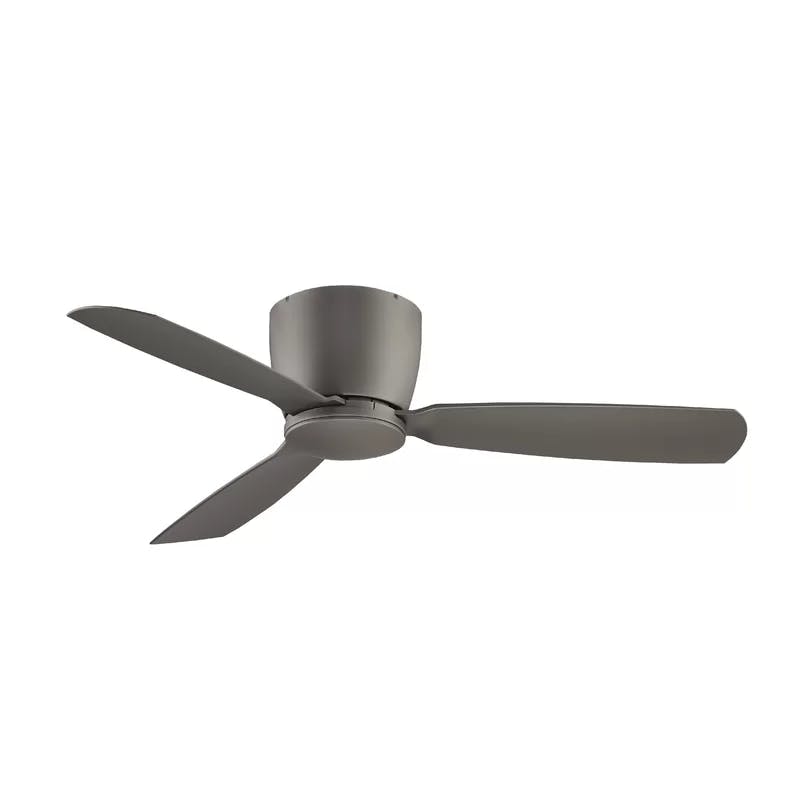 Embrace Matte Greige 52" Indoor Ceiling Fan with LED Light and Remote