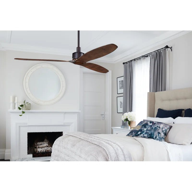 Viceroy Urban Edge 52'' Oil Rubbed Bronze and Dark Koa Ceiling Fan with Remote