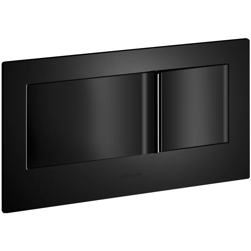 Veil Universal Fit Dual-Flush Wall Actuator Plate in Black