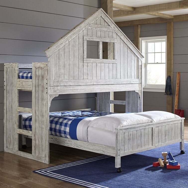 Twin Over Full Solid Wood Standard Bunk Bed by Birch Lane™
