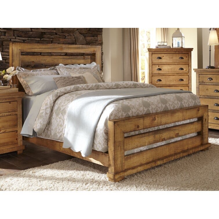 Wolferstorn Solid Wood Slat Bed