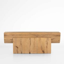 Albie Oak Wood Console Table