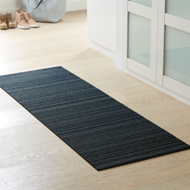 Chilewich ® Blue Stripe Woven Floormat 24"x72"
