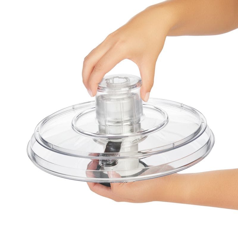 Clear & White 6.22 Qt Easy-Use Award-Winning Salad Spinner