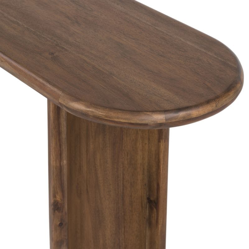 Panos Acacia Wood Console Table