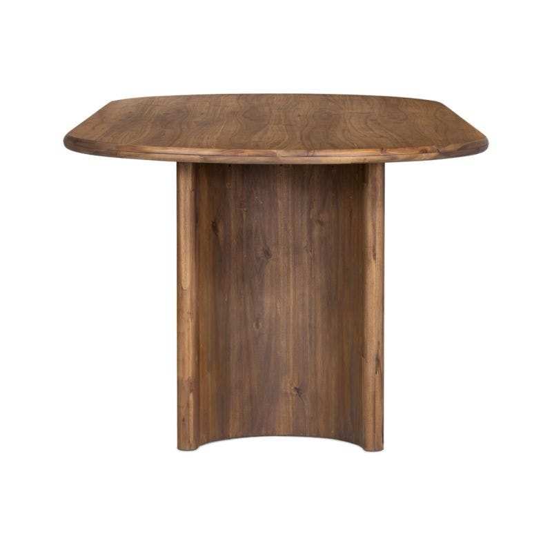 Gilda Oval Dining Table - Brown