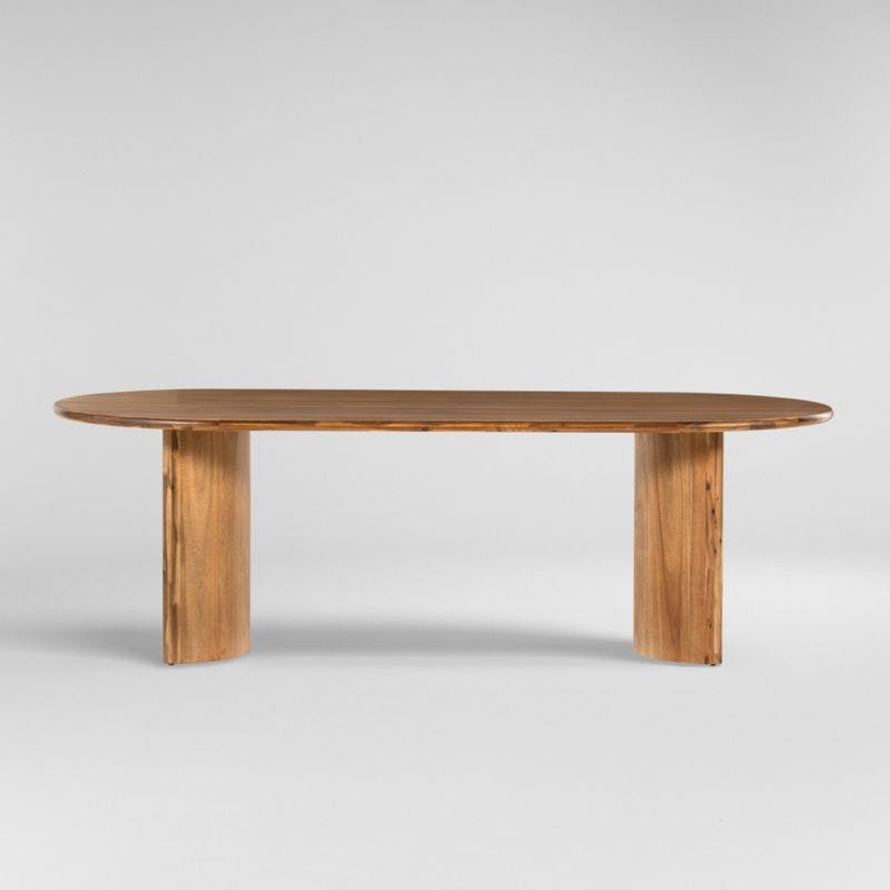 Paden Oval Sandy Acacia Wood Dining Table