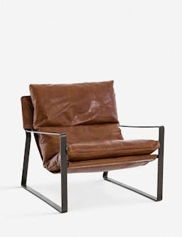 Marlyne Leather Accent Chair
