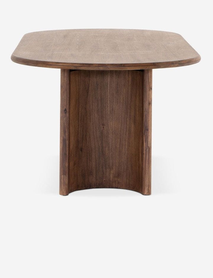 Gilda Oval Dining Table - Brown