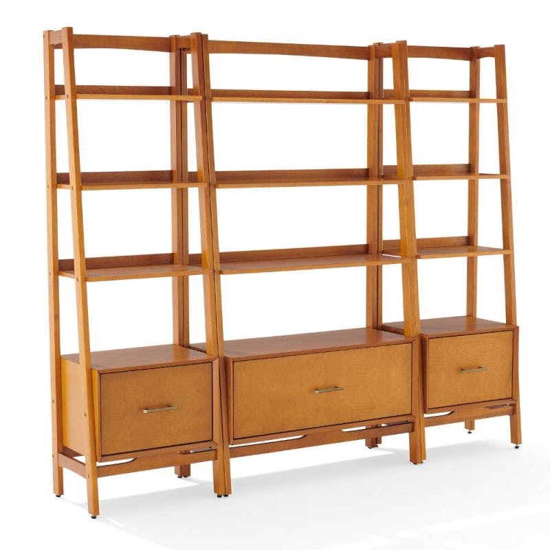 70.5" 3pc Landon Bookcase Set - Crosley