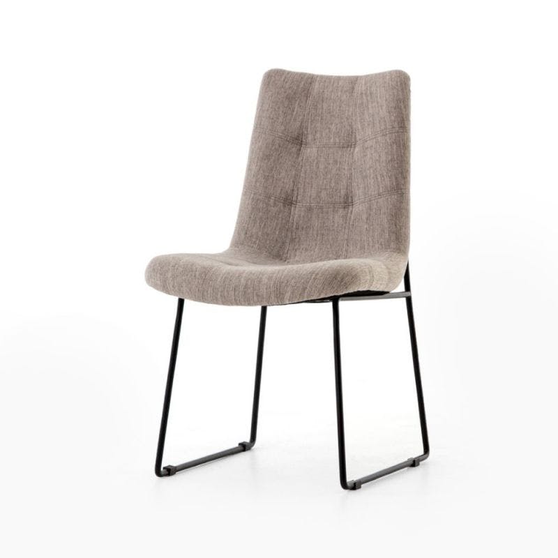 Naomi Dempsey Flannel Tufted Dining Chair