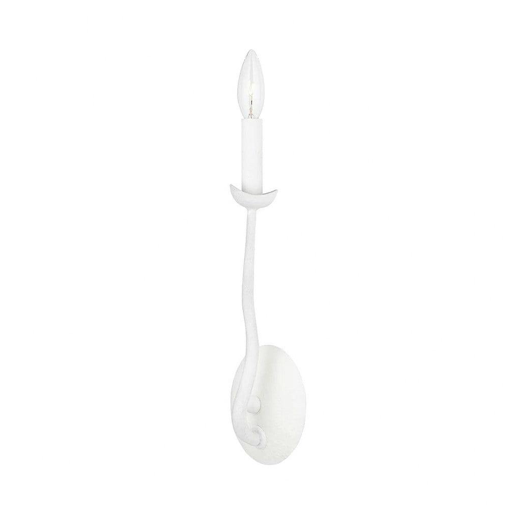 Bostick Gesso White 1-Light Wall Sconce