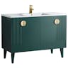 Venezian Collection - 48" Single Green Bathroom Vanity, - Brass Handles.&nbsp;