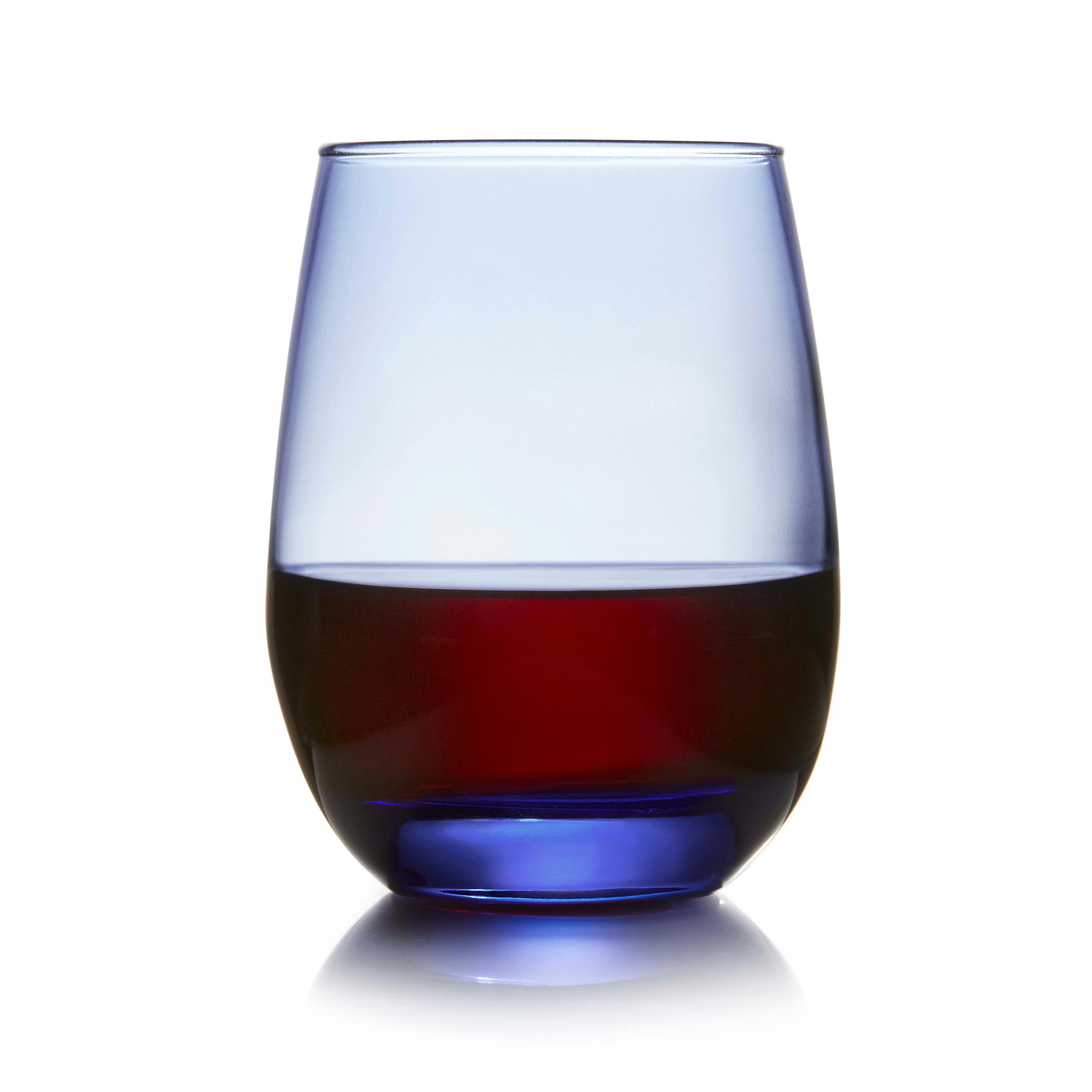 Libbey Classic All-Purpose Stemless Wine Glasses