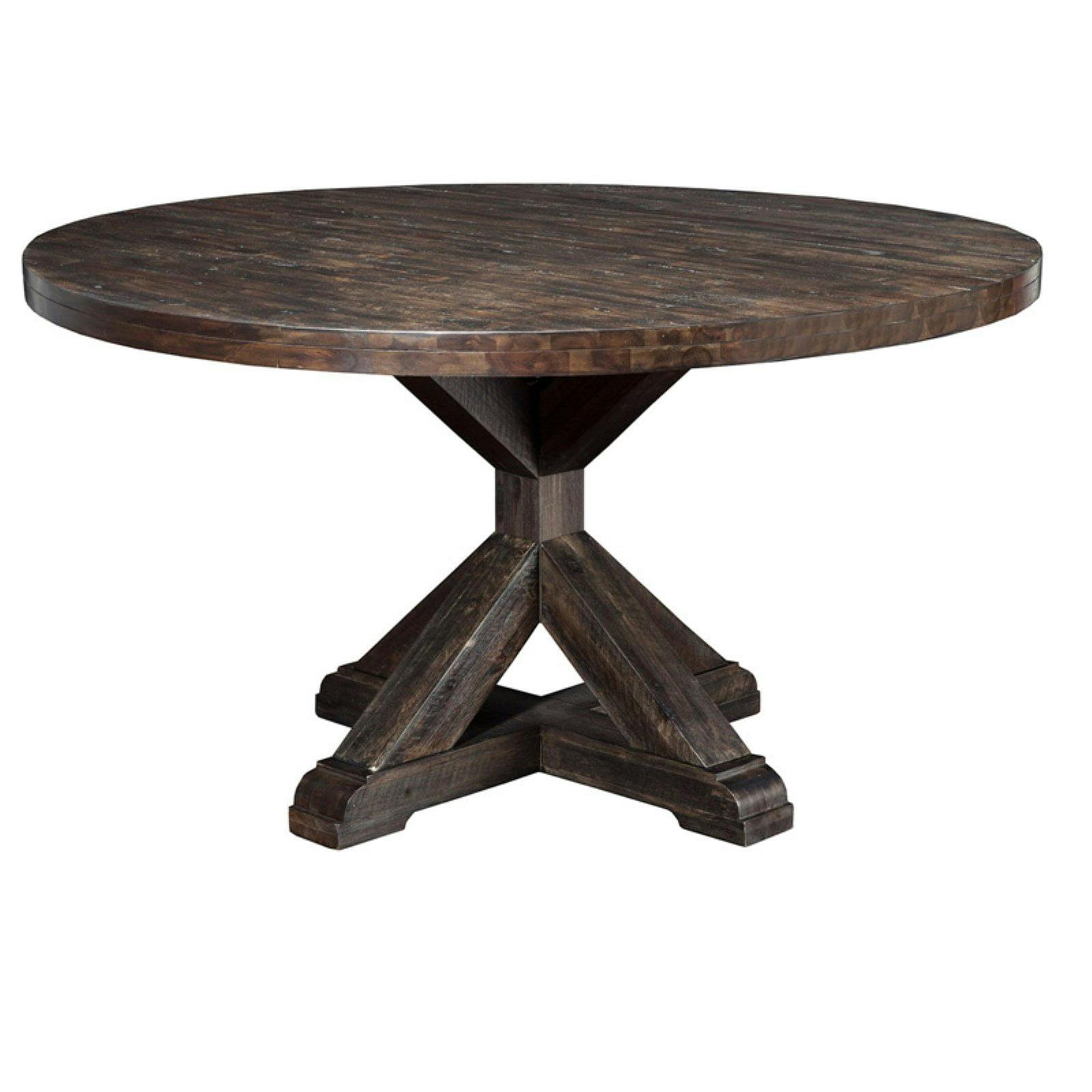 Bianca Round Solid Wood Dining Table