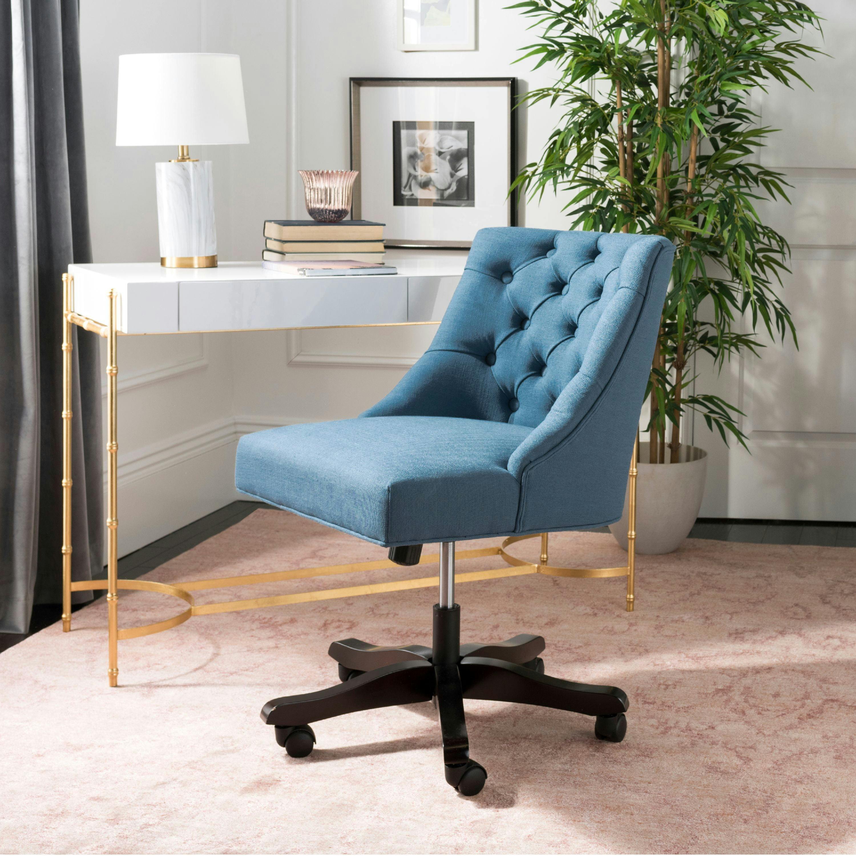 Swivel Transitional Tufted Office Desk Chair