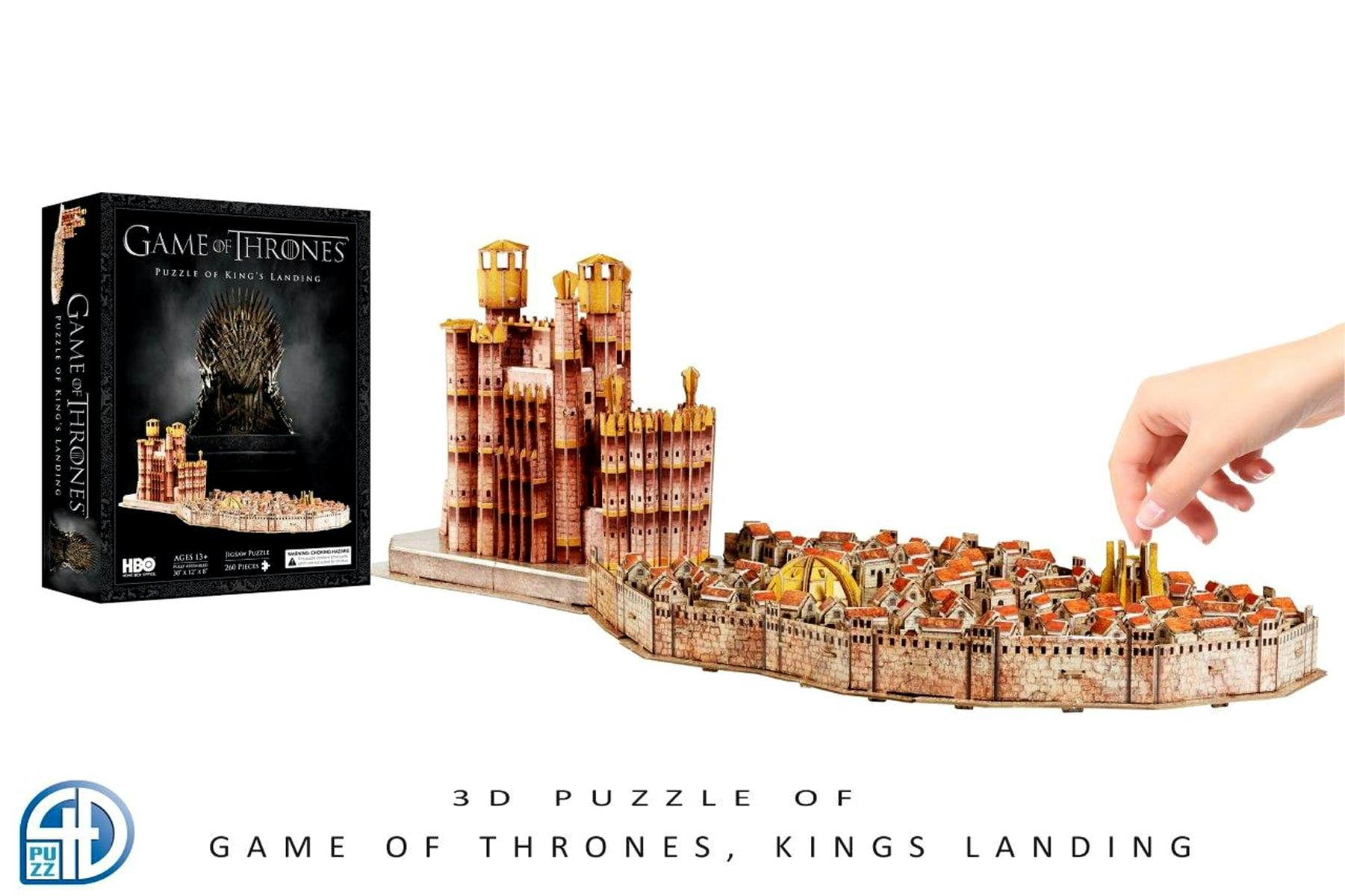 Game of Thrones King's Landing 3D Puzzle - 260 Piece Collectible