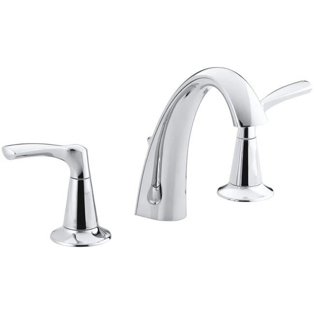 Elegant Polished Chrome Widespread Bathroom Sink Faucet 8-16"