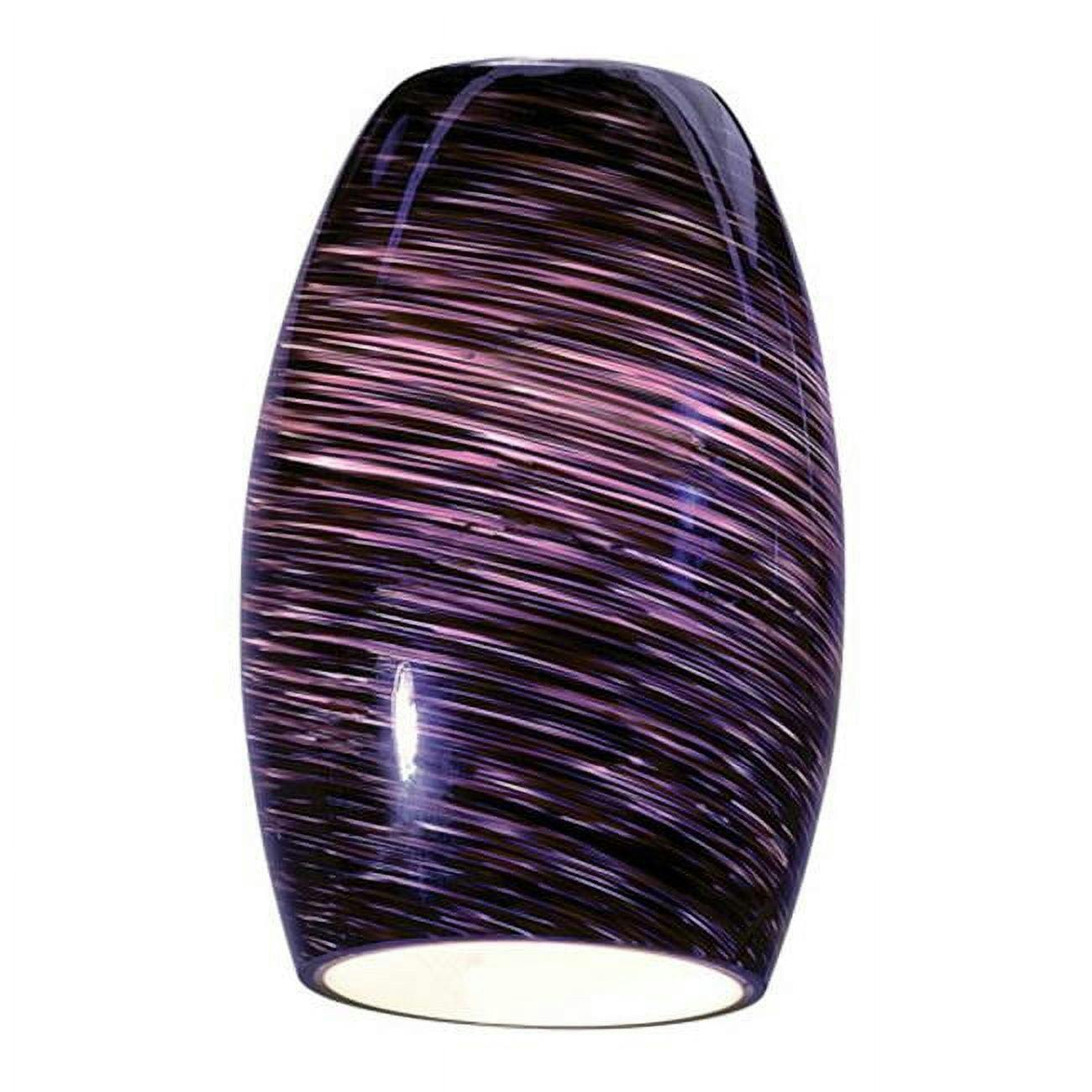 Chianti Purple Swirl 7" Glass Pendant Shade