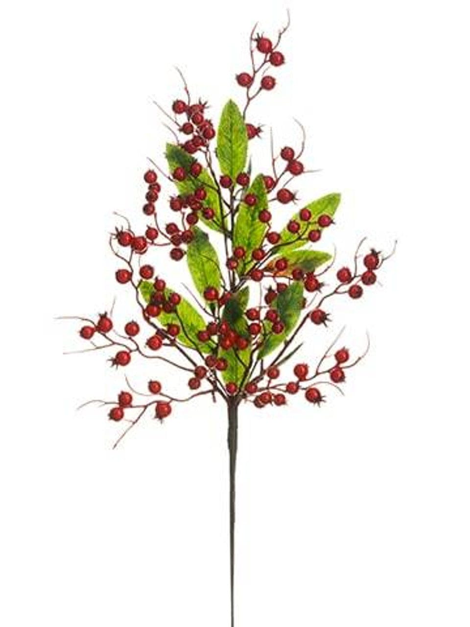 Allstate 28" Red Berry Faux Flora Decorative Spray