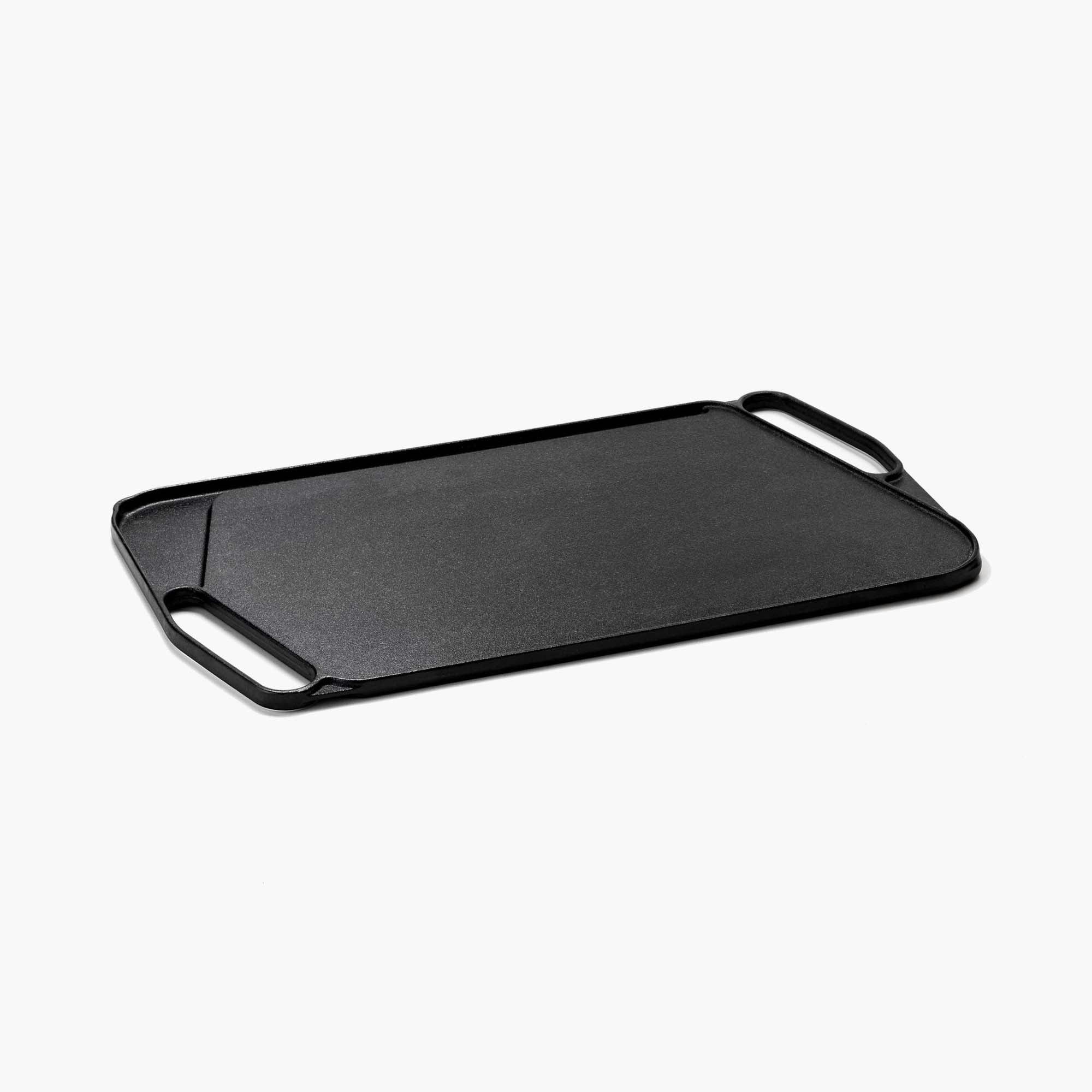 Reversible Cast Iron Griddle for Versatile Cooking, 21" x 11"