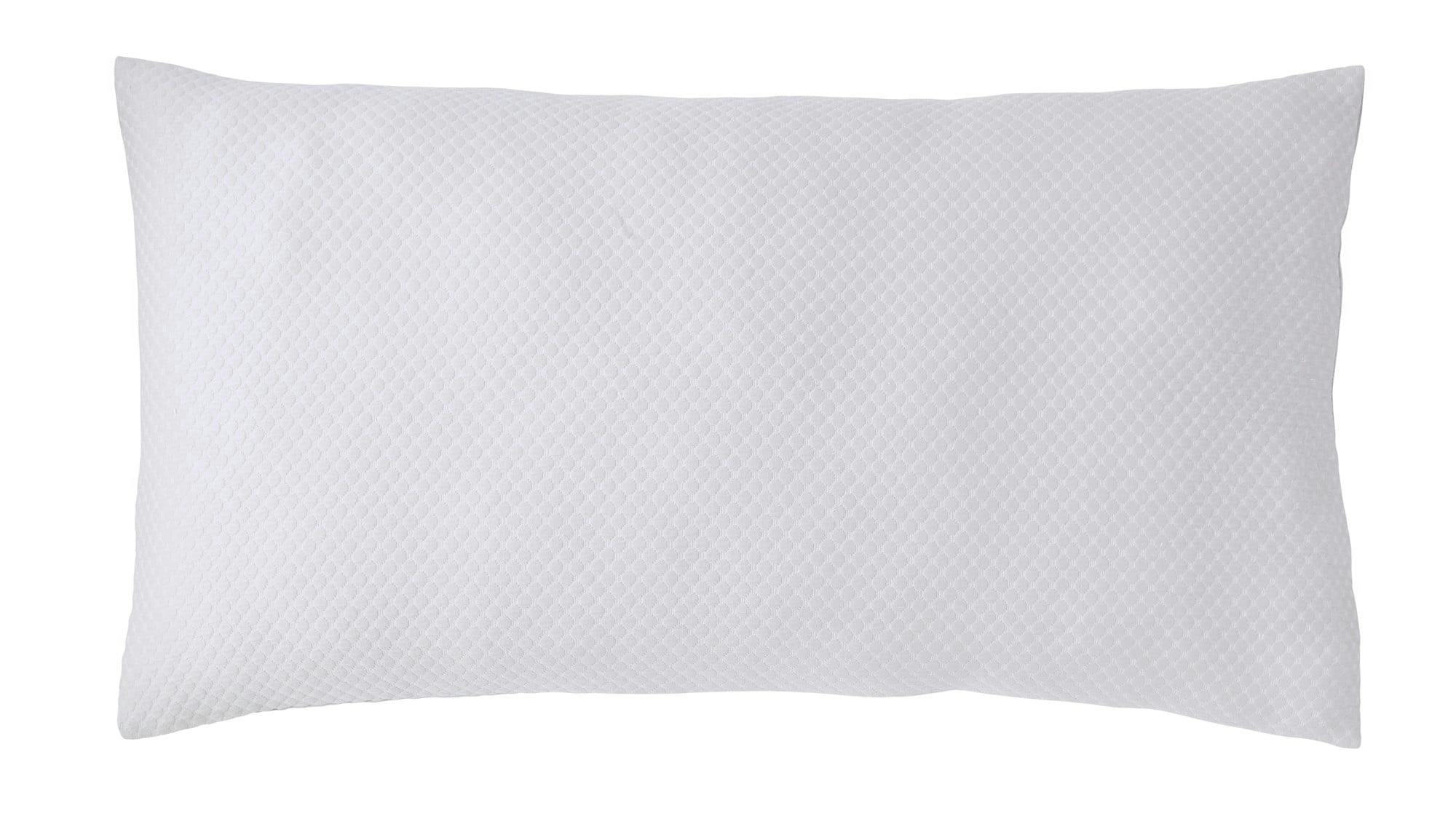 Sophia Diamond Quilted King Sham in Pure White Cotton-Poly Blend