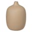 Ceola 7.3" Nomad Khaki Ceramic Table Vase