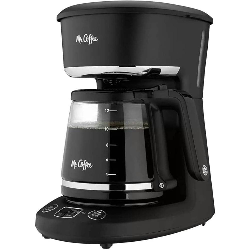 Elegant Black 12-Cup Programmable Coffee Maker with Thermal Carafe
