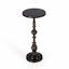 Darien Elegance 60" Round Bronze Aluminum Pedestal Side Table