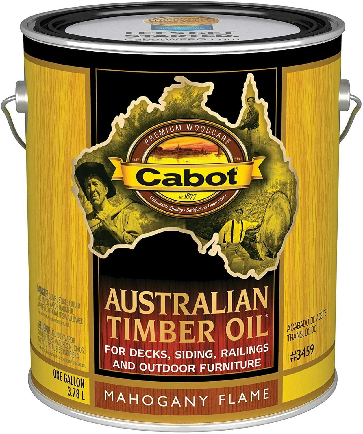 Cabot 1 Gallon Mahogany Flame Oil-Based Timber Protector