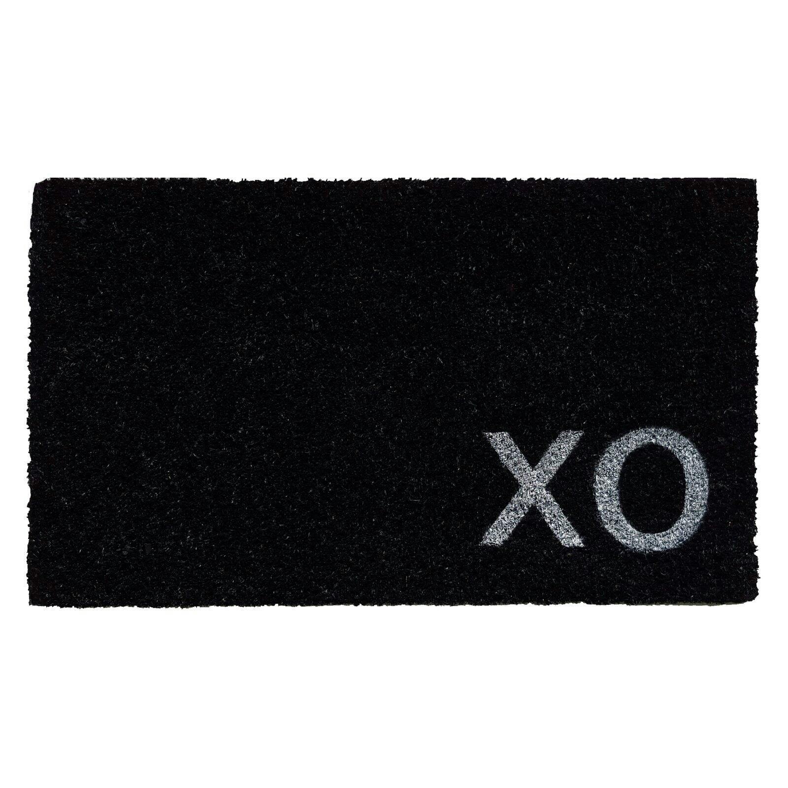 Slope Black XO Non-Slip Outdoor Doormat