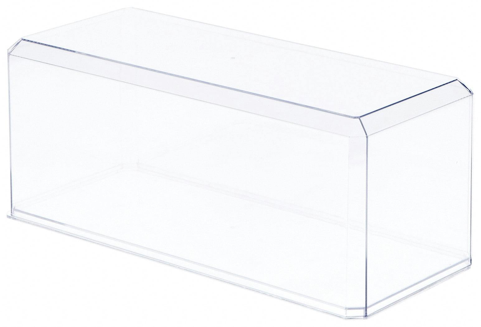 Crystal Clear Polystyrene Display Case for Collectibles 13"x5.5"