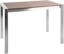 Fuji 48'' Silver and Walnut Contemporary Counter Height Dining Table