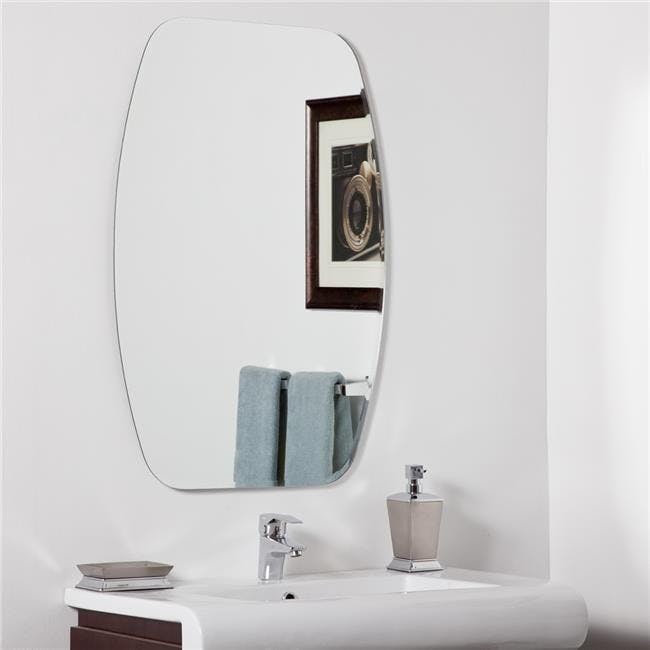 Modern Sydney 23.6" x 39.5" Frameless Rectangular Bathroom Vanity Mirror