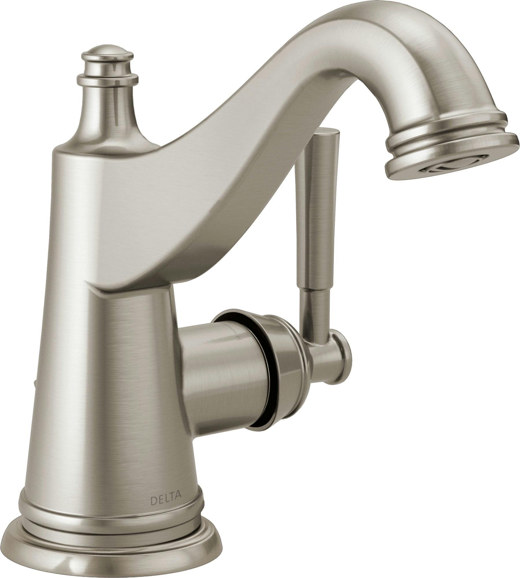 Mylan High-Arc Brushed Nickel Single Handle Bathroom Faucet