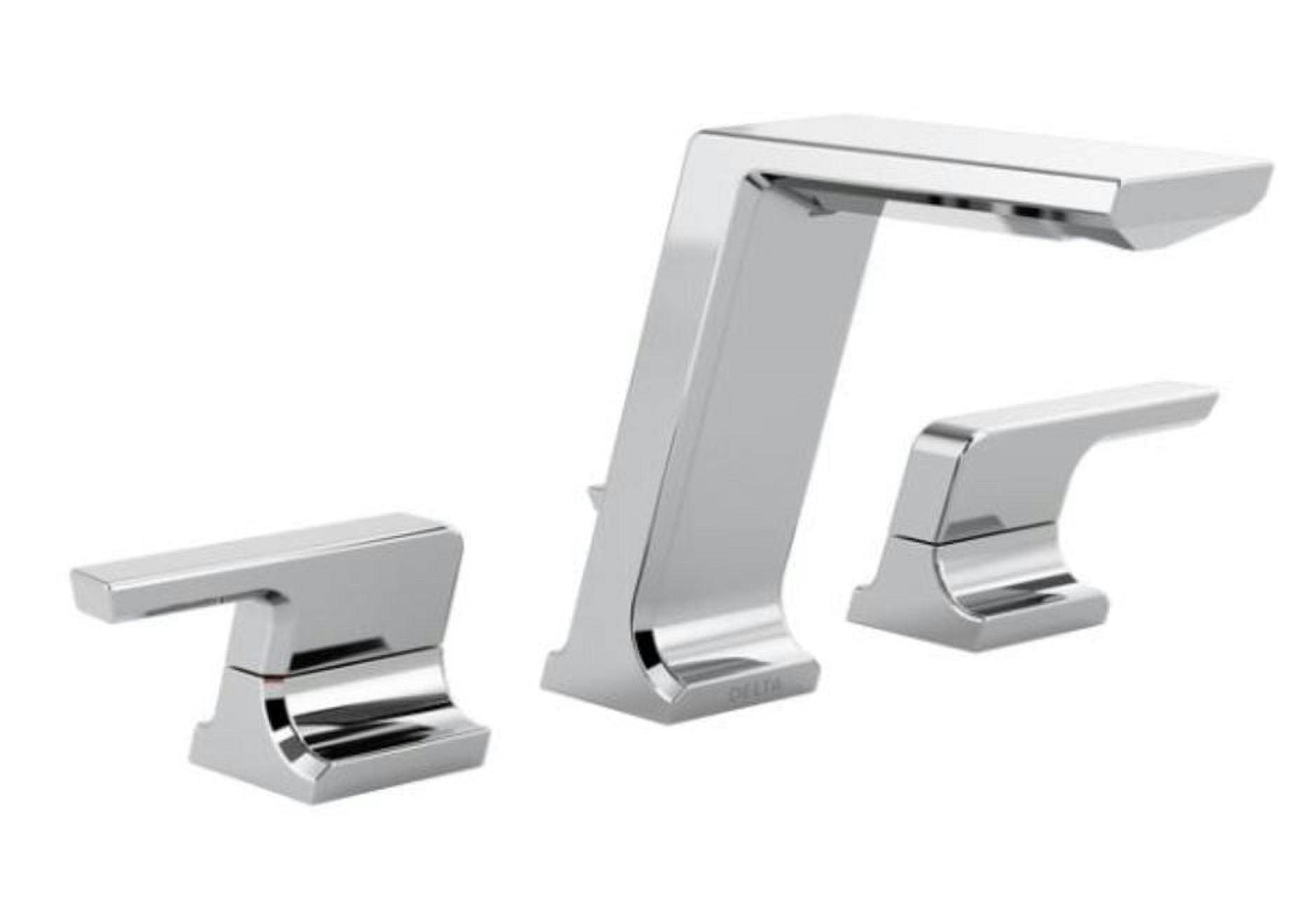 Pivotal 16" Widespread Chrome Bathroom Faucet with Modern Design