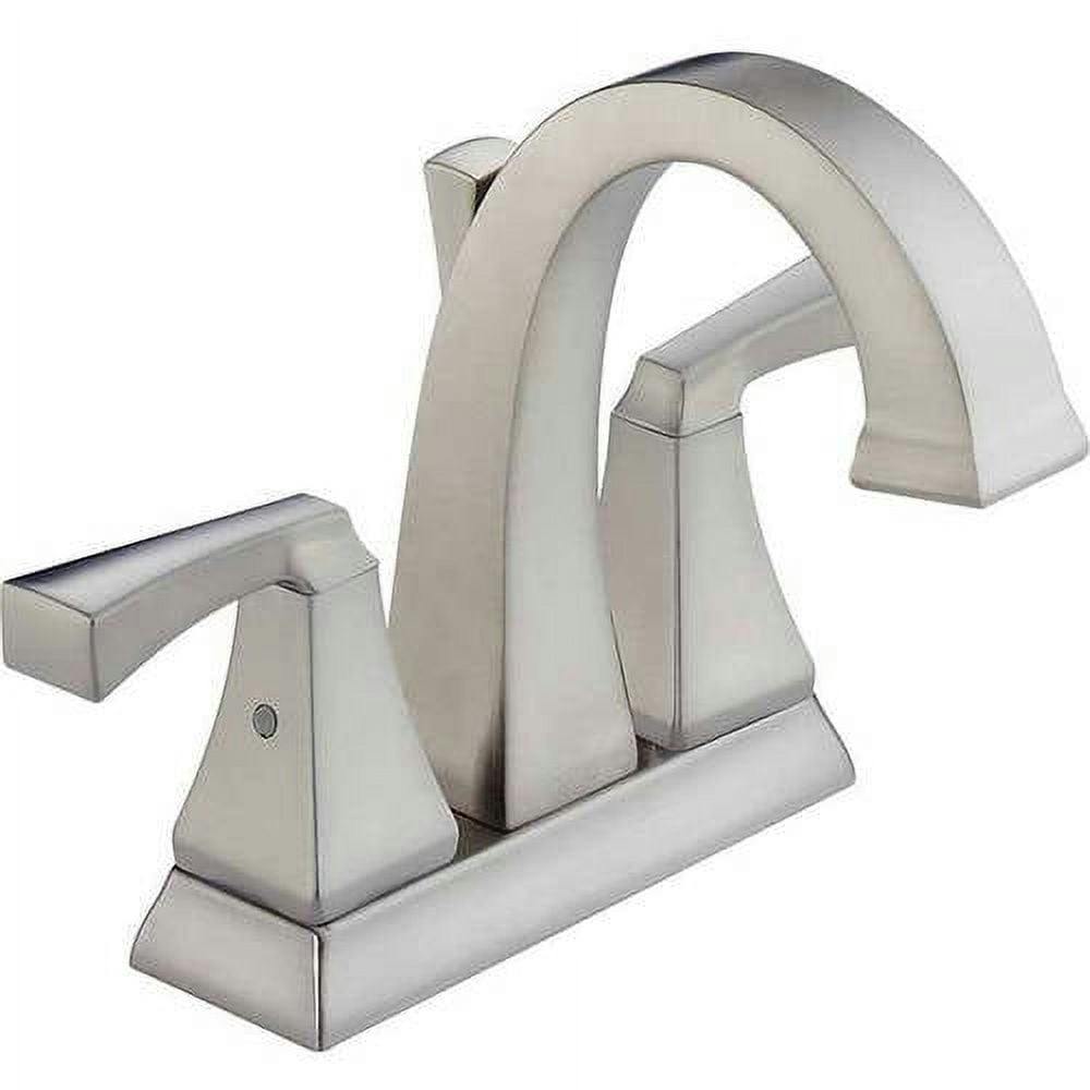 Modern Art Deco Stainless Steel Centerset Bathroom Faucet