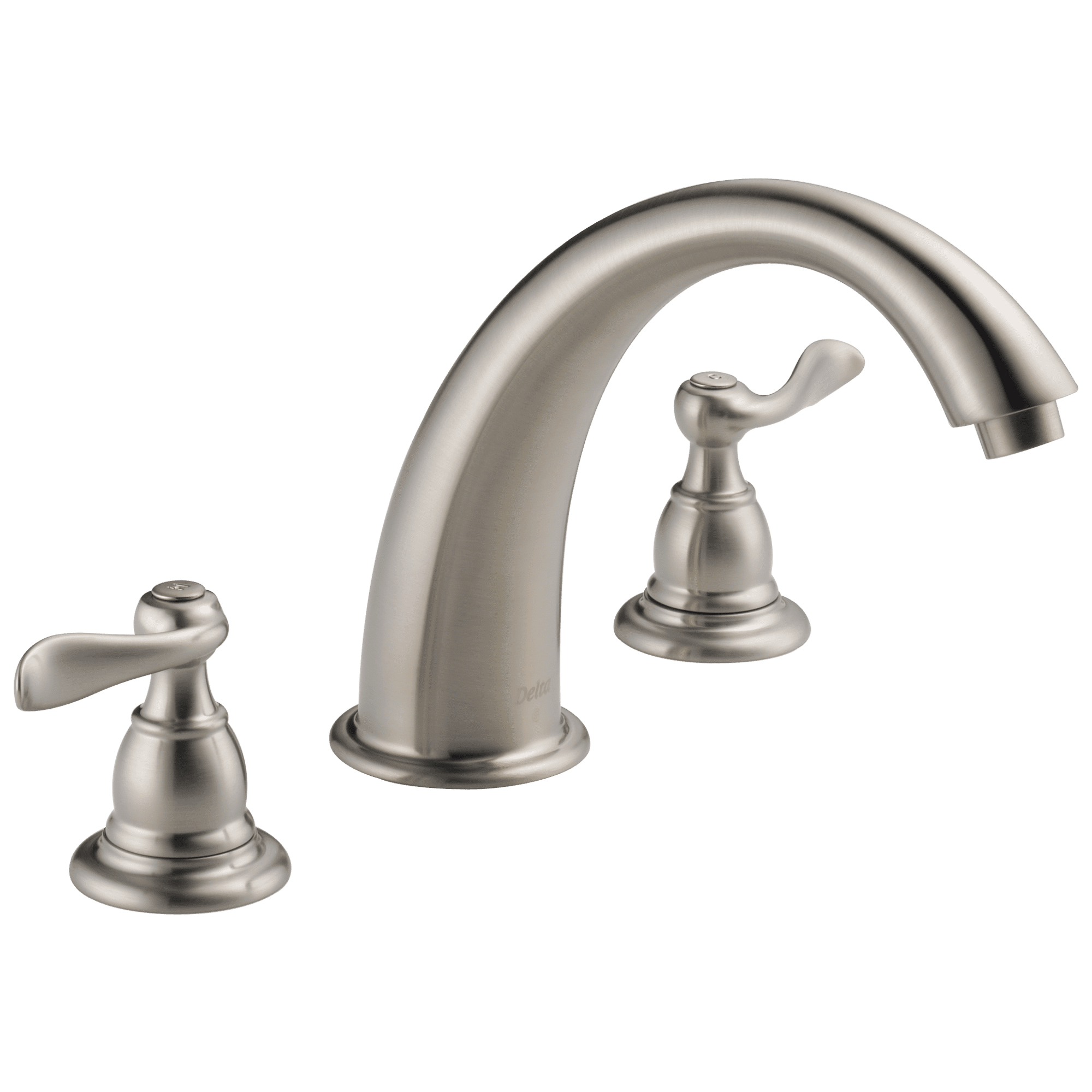 Elegant 16" Stainless Steel Classic Widespread Deck Mounted Faucet