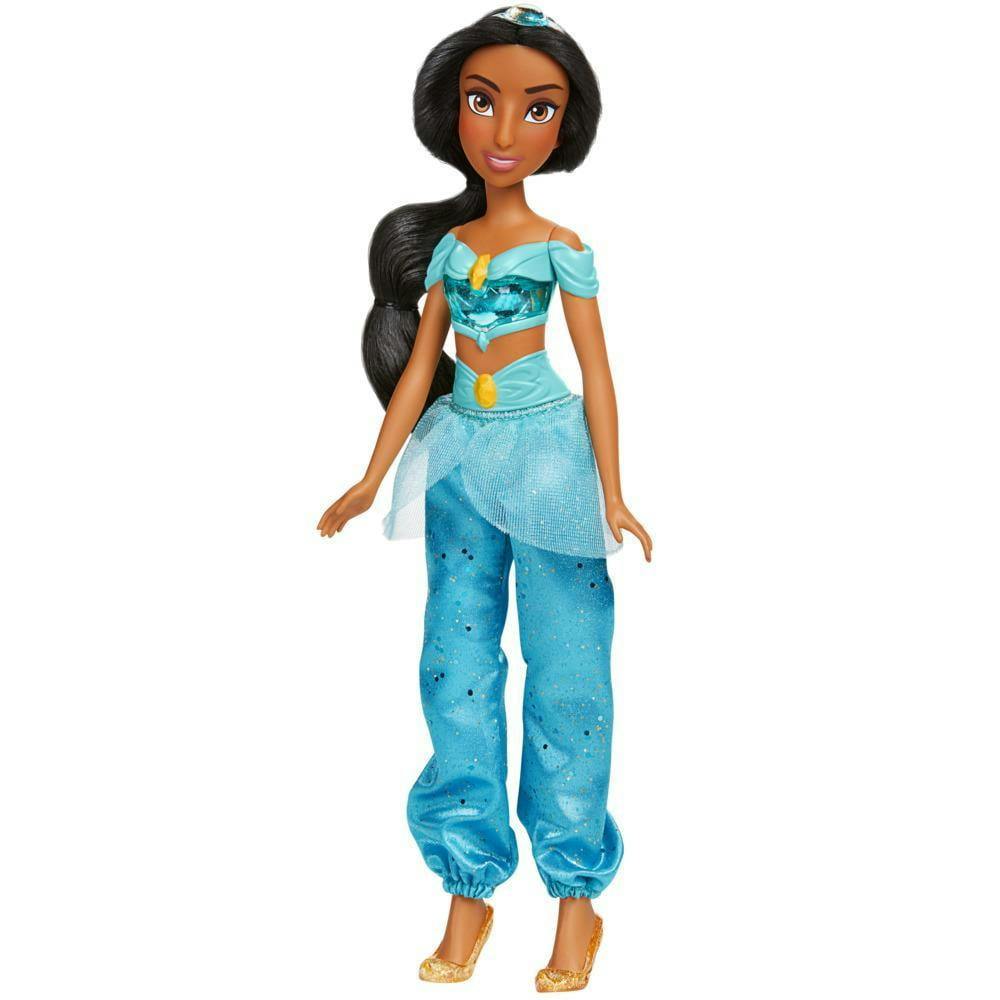 Royal Shimmer 12'' Jasmine Doll with Sparkly Blue Pants and Accessories