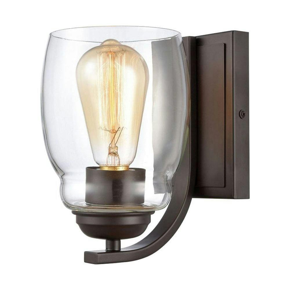 Calistoga 8" Tall Cylinder Dimmable Wall Sconce in Oil Rubbed Bronze