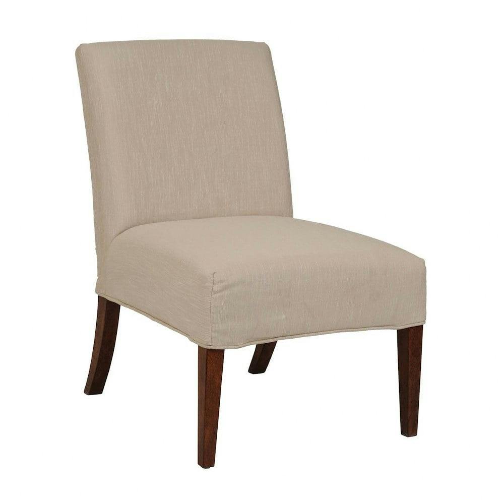 Couture Covers Lotus Slipper Chair Cover in Dark Walnut Polyester