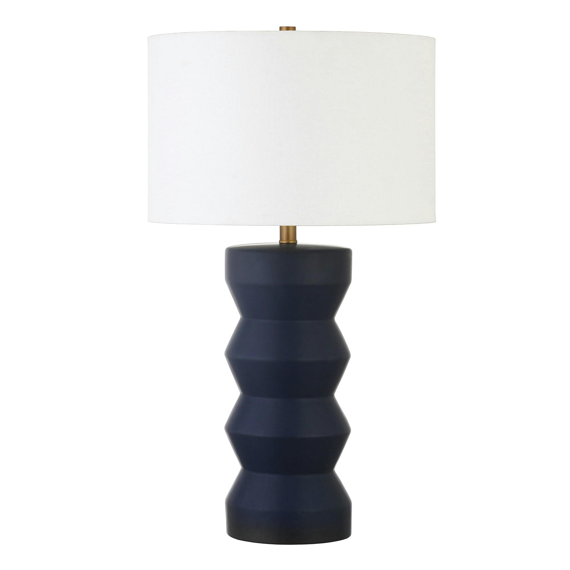 Carlin 26.5'' Matte Navy Blue Smart Ceramic Table Lamp