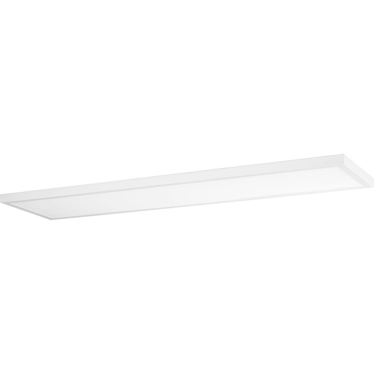 Everlume 48" Satin White LED Linear Bathroom Panel Light