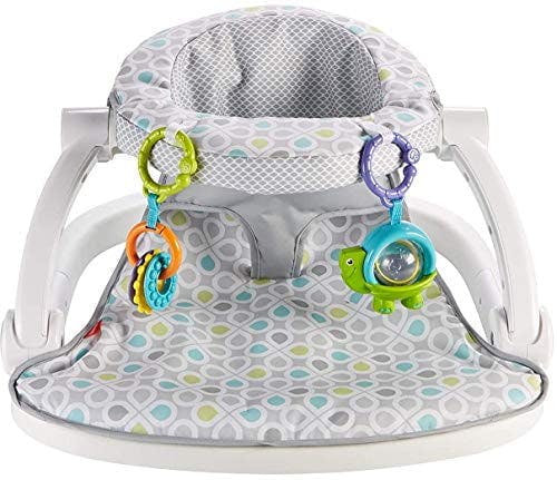 Portable Turtle-y Cute Fabric Floor Seat with Machine Washable Pad