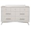 Williams Mid Century Modern 7-Drawer White Dresser