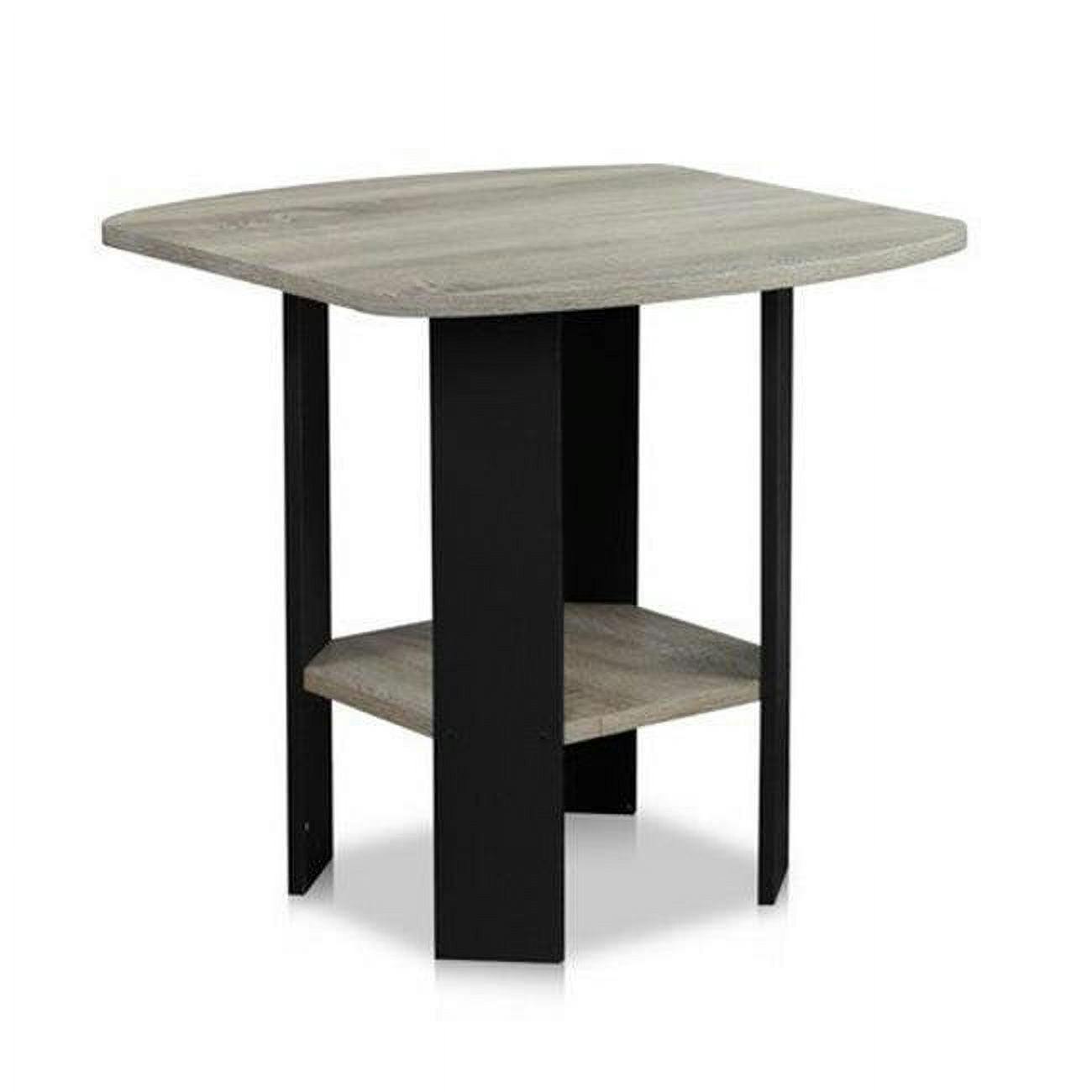 Eco-Friendly French Oak Grey Square End Table