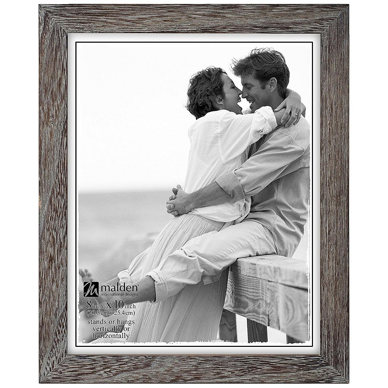Rustic Ridge Weathered Wood 8x10 Picture Frame - Dual Orientation