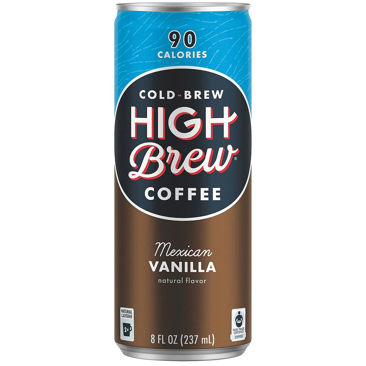 Elevated Mexican Vanilla Dark Roast Cold Brew Coffee - 12 Pack