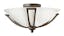 Olde Bronze Etched Opal Glass 2-Light Transitional Vanity Fixture